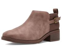Skechers Mujer Bobs Wander Luxe Botas | Botines casuales con cierre de cremallera lateral, plantilla acolchada Skechers de espuma viscoelástica