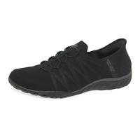 Skechers Mujer Breathe-Easy Roll-With-Me Slip-In ENTRENADOR, Black, 36 EU Large