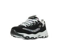 Skechers Mujer D Lites Interlude Leather Synthetic Black Multi Entrenadores 38.5 EU
