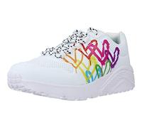 Skechers Mujer D'Lites Biggest Fan1 Trainers | Zapatillas casuales, plantilla de espuma viscoelástica refrigerada por aire, amortiguación visible Skech-Air, cordones