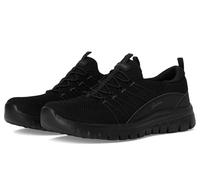 Skechers Mujer, Duraleather de Punto Negro, 38.5 EU