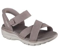 Skechers Easy Going Somewhere Sunny, Zapatillas Mujer, Gris Topo, 38 EU
