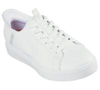 Skechers Eden Lx Royal Stride- Tenis para mujer, Borde Duraleather blanco, 38.5 EU