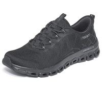 Skechers Mujer Glide-Step Elevate Amaze Slip-In ENTRENADOR, Black Mesh, 38 EU
