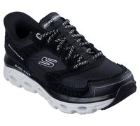 Skechers Mujer Glide-Step Sole Paradise Valley Slip-In ENTRENADOR, Black Leather/Synthetic/Textile, 38 EU