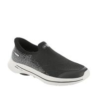 Skechers Mujer GO Walk 8 Nova Sneaker, Black, 38 EU Ancho