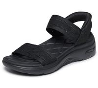 Skechers Mujer Go Walk Arch Fit 2.0 Sandal Slip-In Entrenador, Black, 36 EU
