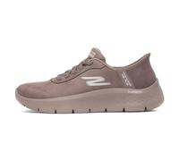 Skechers Mujer Go Walk Flex Mali Slip-In ENTRENADOR, Brown Textile/Trim, 38 EU