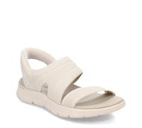 Skechers Mujer Go Walk Flex Sandal Enticing Slip-In ENTRENADOR, Natural Textile, 39 EU