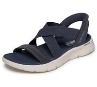 Skechers Mujer Go Walk Flex Sandal Glimmer Up Slip-In Entrenador, Navy, 41 EU