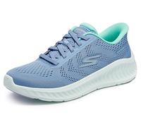 Skechers Tenis Go Walk Now para Mujer, Azul Verde, 37.5 EU