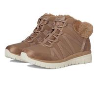 Skechers Mujer GRACEFUL COZY STROLLS Botas, Mocha Nylon/Webbing/Faux Fur, 39 EU