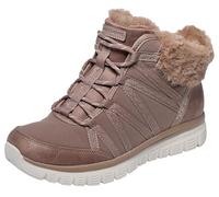 Skechers Mujer GRACEFUL COZY STROLLS Botas, Mocha Nylon/Webbing/Faux Fur, 41 EU
