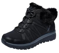Skechers Mujer Graceful Cozy Strolls Slip-In ENTRENADOR, Black Nylon/Webbing/Faux Fur, 36 EU