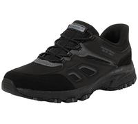 Skechers Mujer Hillcrest Kamalino Slip-In ENTRENADOR, Black Synthetic/Textile/Trim, 38.5 EU