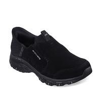 Skechers Sport SlipIns HillcrestSunapee - Tenis para Mujer, Borde de Licra de Ante Negro, 38 EU