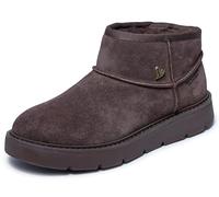 Skechers Mujer Keepsakes Cozy Cozy Mini Slip-In Entrenador, Chocolate Suede Wool, 40 EU