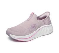 Skechers Mujer Max Cushioning Elite 2.0 Eternal Slip-In ENTRENADOR, Purple Textile/Pink Trim, 39.5 EU