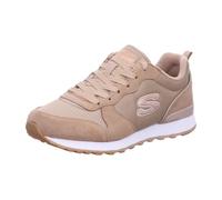 Skechers Mujer OG 85 Goldn Gurl Trainer, Tan Suede/ Nylon/ Rose Gold Trim, 37 EU