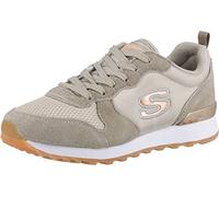 Skechers Mujer OG 85 Goldn Gurl Trainer, Taupe Suede/ Mesh/ Nylon/ Rose Gold Trim, 36 EU