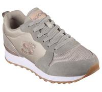 Skechers Mujer OG 85 Goldn Gurl1 Trainer, Taupe Suede/Mesh/Nylon/Rose Gold Trim, 36 EU