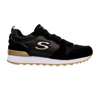 Skechers Mujer Og 85 Goldn Gurl Trainers, Black Suede/ Nylon/ Mesh/ Rose Gold Trim, 36.5 EU
