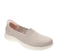 Skechers Mujer On-The-Go Flex Camellia Slip-In ENTRENADOR, Taupe Textile, 38.5 EU