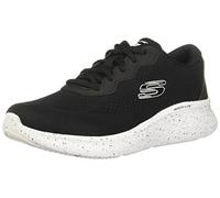 Skechers Mujer, Ribete Blanco de Malla Negra., 38.5 EU