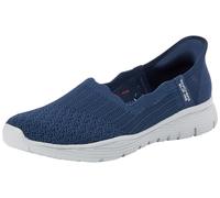 Skechers Mujer Seager Believe It Slip-In ENTRENADOR, Navy Knit, 41 EU