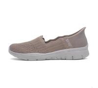 Skechers Seager Believe It, Zapatillas Mujer, Brown, 39.5 EU