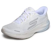Skechers Mujer Skx Aero Spark Si Slip-In ENTRENADOR, White Textile/Silver/Lt.blue Trim, 38 EU