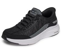 Skechers Mujer Slip-In Contour Foam Trainers - Cozy Fit Sneaker, Black, 37 EU Ancho