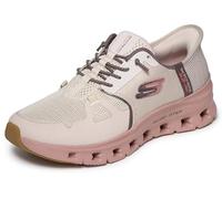 Skechers Mujer Slip-ins Glide-Step Pro Athletic Trainers Sneaker, Taupe/Multi Trim, 38 EU Ancho