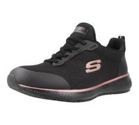 Skechers Zapatillas para mujer SQUAD SR Negro tejido plano - Detalles oro rosa 41 EU