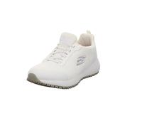 Skechers Zapatillas para mujer SQUAD SR Blanco Flat Knit 40 EU