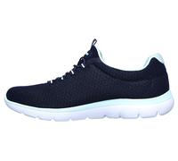 Skechers Mujer Summits 12980 Trainers, Navy Mesh/ Aqua Trim, 39 EU
