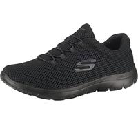 Skechers Mujer Summits 12985 Trainers, Black Mesh/ Trim, 38.5 EU
