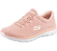 Skechers Mujer Summits 12985 Zapatillas, Rose Mesh/ White Trim, 39 EU