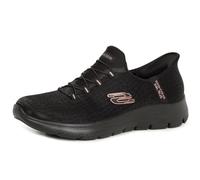 Skechers Slip-ins: Summits - Classy Night en Negro/Oro, talla 39.5, Vegan