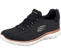Skechers Mujer Summits - Dazzling Me Zapatillas, Bkrg Black Rose Gold, 41 EU