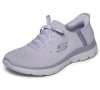 Skechers Mujer Summits New Daily Slip-In ENTRENADOR, Lavender Knit/Trim, 38 EU