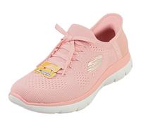 Skechers Mujer Summits New Daily Zapatillas, Rose Knit/Coral Trim, 39 EU