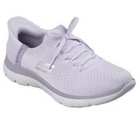 Skechers Mujer Summits New Daily Zapatillas, Lavender Knit/Trim, 37 EU