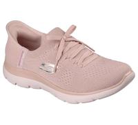 Skechers Mujer Summits New Daily Zapatillas, Light Mauve Knit/Light Pink Trim, 40 EU