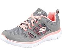 Skechers Mujer Summits New World Zapatillas, Grey Coral, 40 EU