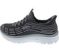 Skechers Zapatillas mujer Summits Plus Soft Luster Malla gris carbón/Detalle plata 41 EU