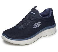 Skechers Mujer Summits Plus Summer Haze Zapatillas, Navy, 40.5 EU