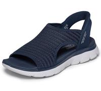 Skechers Mujer Summits Sandal Sweetly Evolved Zapatillas, Navy Knit, 39 EU