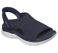 Skechers Mujer Summits Sandal Sweetly Evolved Zapatillas, Navy Knit, 42 EU