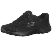 Skechers Mujer Summits Trainer, Black Mesh/ Trim, 41 EU